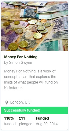 Simon's Project Icon on Kickstarter